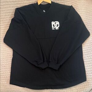 Walt Disney World Spirit Jersey Black Sweatshirt long sleeve tee